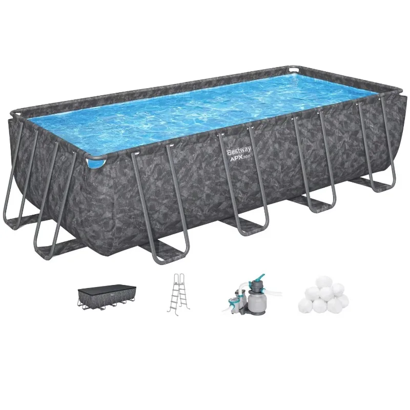 

Suitable for 561KA rectangular PVC children's above-ground pool set 5.49m X 2.74m X 1.32m