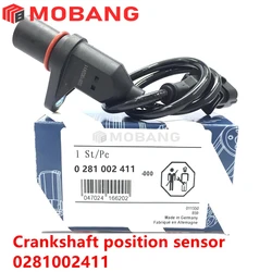 Sensor de posición de cigüeñal para coche, accesorio con caja Original para Bosch, Ford F-250 Iveco Euro Cargo 2R0906433C 0281002411 para Cummins, 4890190