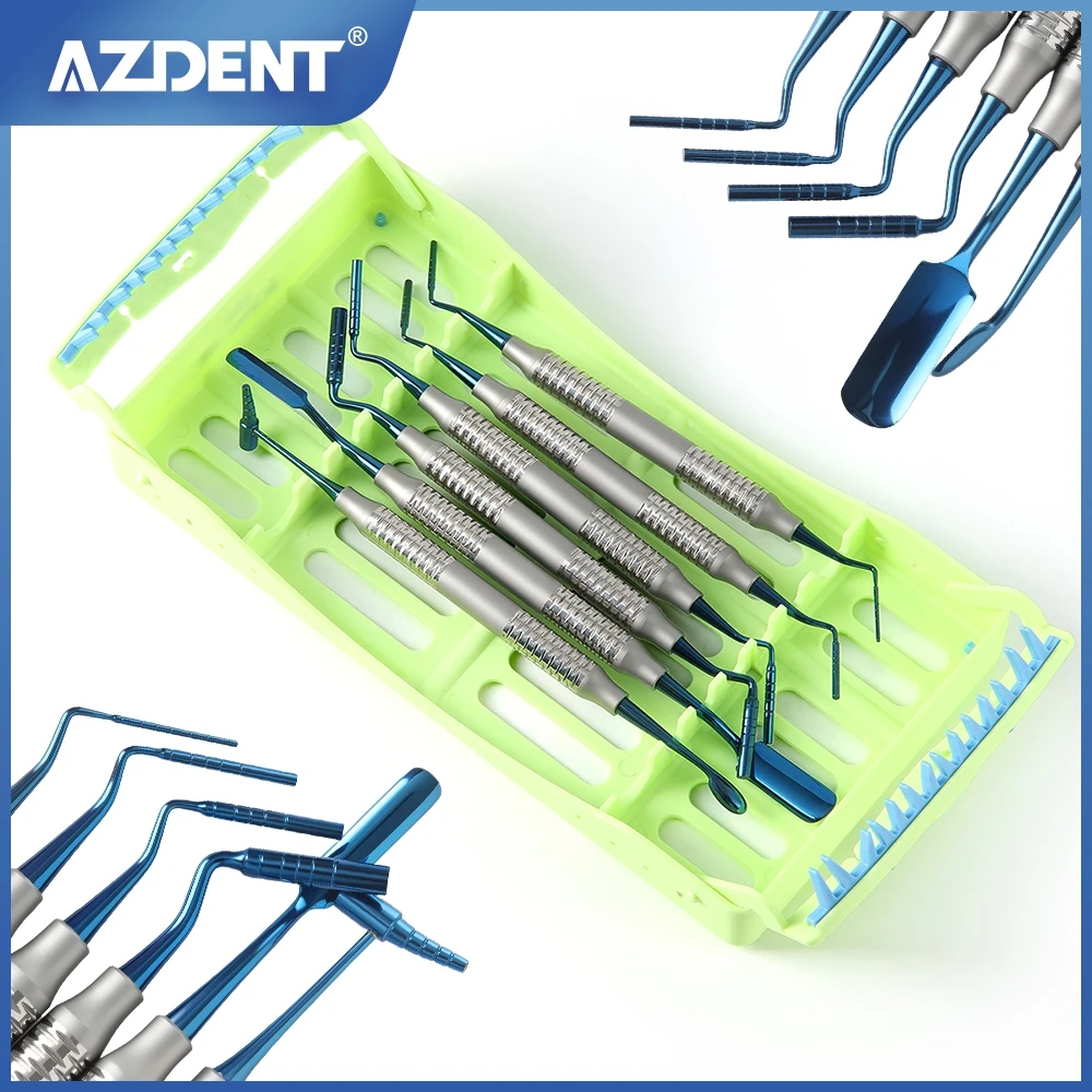 

6pcs/set AZDENT Dental Implant Bone Graft Tool Kits Dentist Bone Graft Surgery Tools Dental Equipment