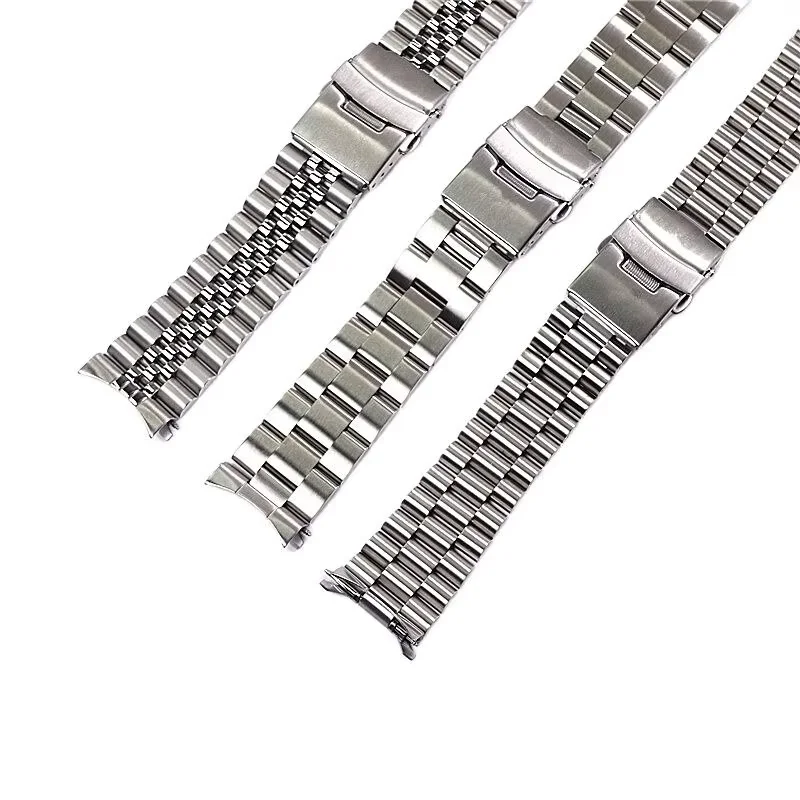 3 Styles 22mm Diving Steel Metal Strap For Duro Mdv107-1A MDV106-1A Watch Wristband Bracelet Watchband Replacement Parts image 3