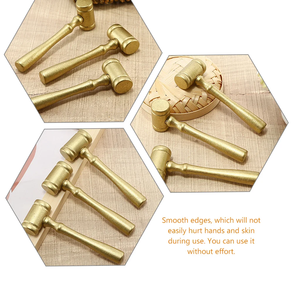 5 Pcs Judge Hammer Whack Play Kitchen Pickaxe Inflatable Toys for Babies Auction Gravel Courtroom Gavel Cosplay Baby