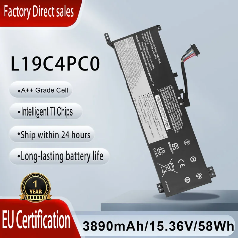 

Rechargeable Laptop Battery L19C4PC0 5B10W86196 Compatible Lenovo Legion 5P-15IMH05 5-15IMH05 5-15ARH05 L19C4PC1 5B10W86194 5B10