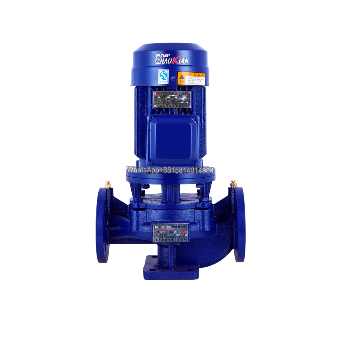 IRG vertical pipeline centrifugal hot water circulation pump booster pump cooling industrial pump 380V