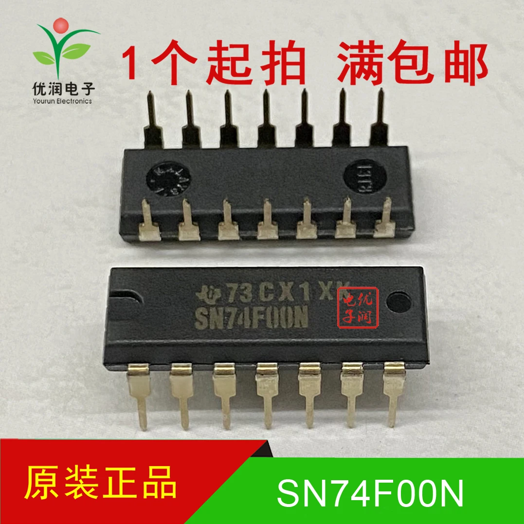 10pcs/SN74F00N 74F00 can replace SN74HC00N SN74LS00N, a brand new imported original straight in IC