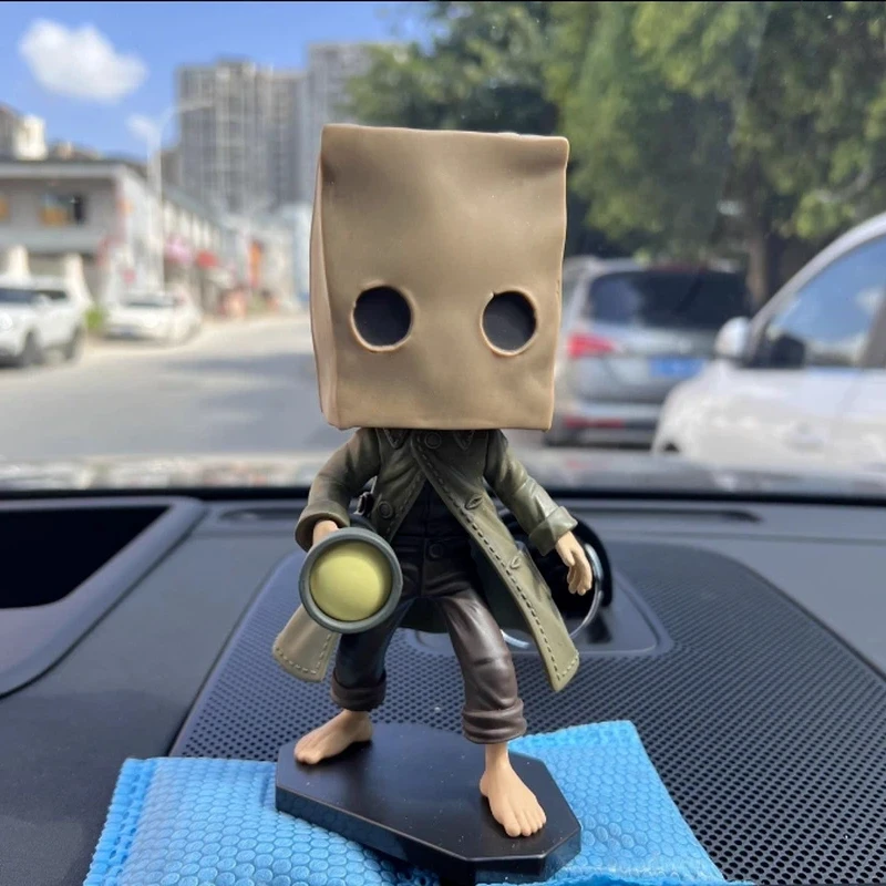 ليتل كوابيس أنيمي لعبة الشكل ستة أحادية بولي كلوريد الفينيل نموذج لعبة الكرتون شخصية سطح المكتب زخرفة جمع هالوين لعبة طفل هدية