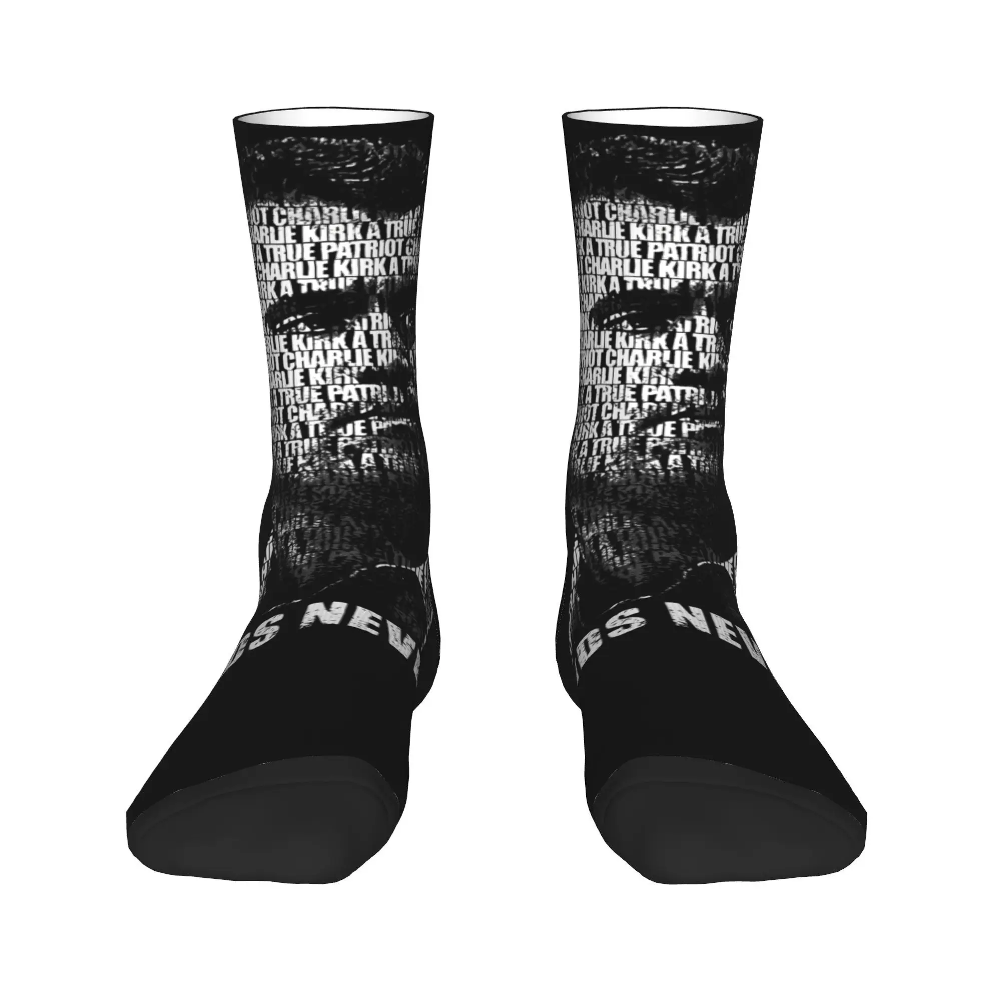 Unisex Men Socks  Charlie Kirk Legends Never Die Stockings Anti Skid High Quality Socks Spring Novelty Printed Outdoor Socks