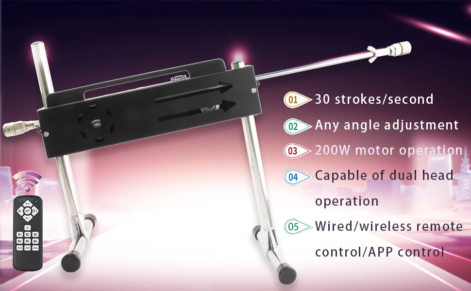 آلة الجنس APP اللاسلكية الجديدة مع ميزات مذهلة، قوية، جميع الزوايا قابلة للتعديل، لا تتحرك آلة، محرك 200 واط، السكتة الدماغية 15 سم