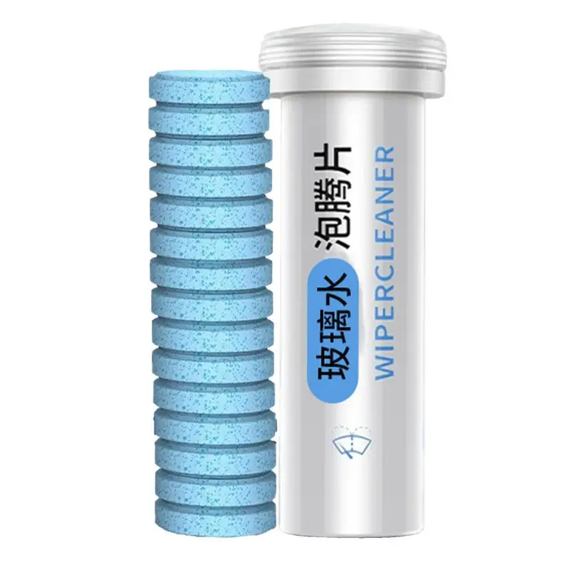 

Car Windshield Cleaner Tablets 15PCS Solid Windshield Effervescent Wiper Tablet Car Window Cleaner Household Glass Cleaner