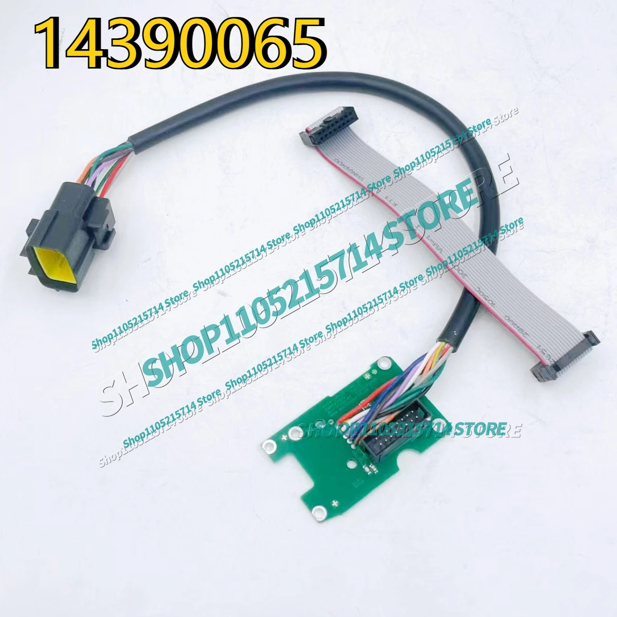 14390065 LCD Display Panel Monitor Plug Connector For EC160 EC210 EC240 EC290 EC360 EC460 EC140B Excavator Repair Parts