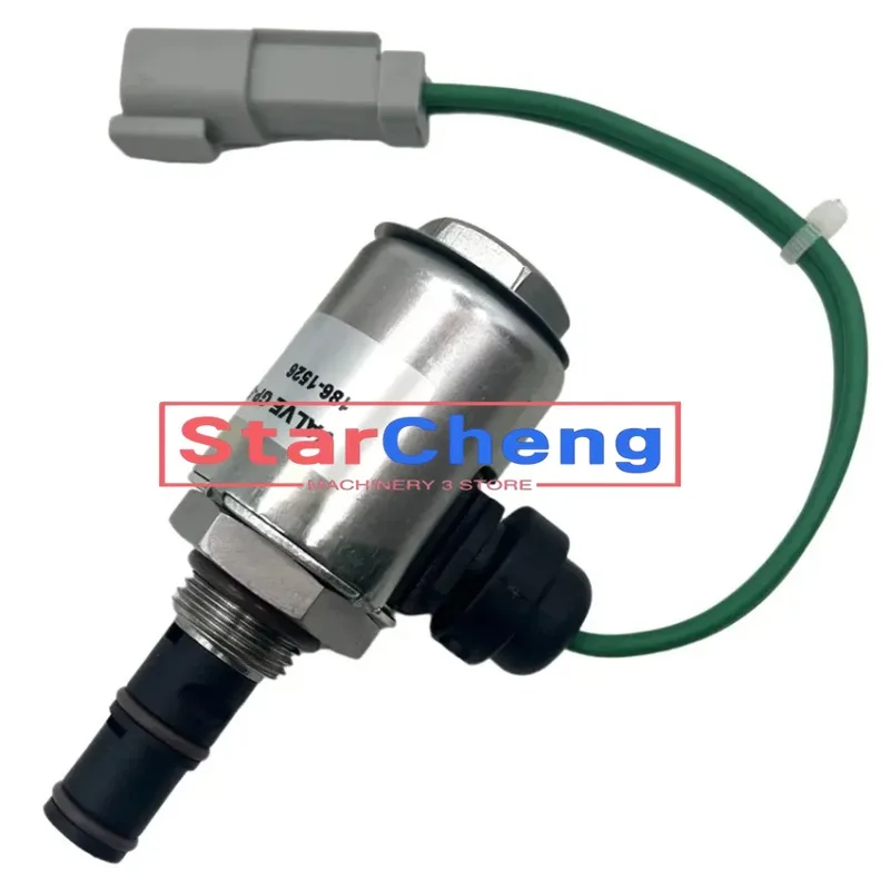 for Caterpillar CAT Excavator 12H 12K 120H 140K 2 163H 143H 135H 160K 140K 160H 120K 140H 120K 2186-1526 1861526 Solenoid Valve