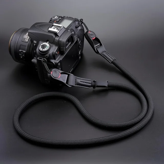 Quick-Release Adjustable Camera Strap Durable Polyamide Climbing Rope for DSLR Mirrorless Cameras For Nikon Canon Sony Fuji Quick-Release Adjustable Camera Strap Durable Polyamide Climbing Rope for DSLR Mirrorless Cameras For Nikon Canon Sony Fuji