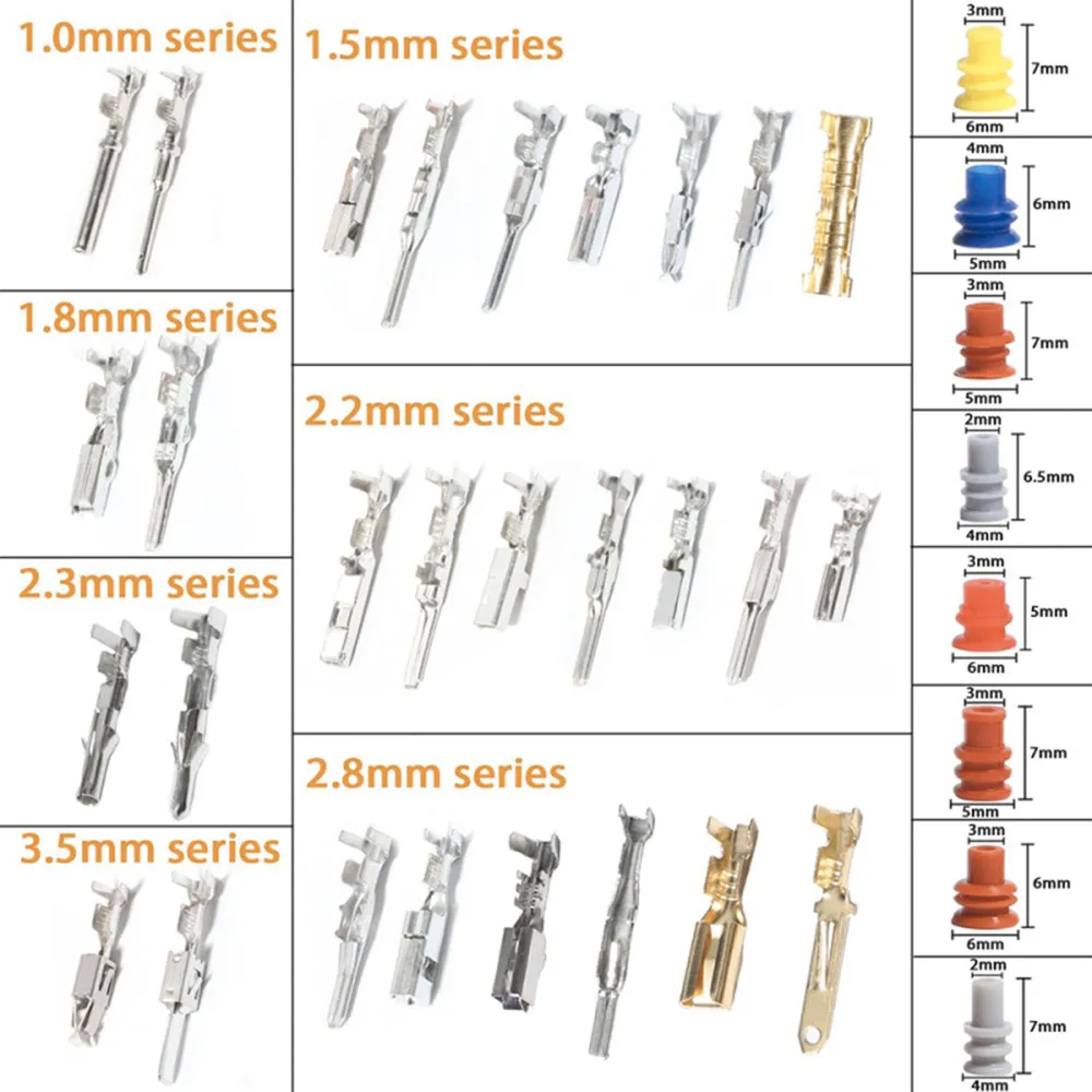 Steckverbinder-Pin-Kit Crimpzange für Kfz-Elektro-Busse, Dichtungskomponenten, Demontage, nicht isolierte Stecker-Crimpmaschine – Detail 3