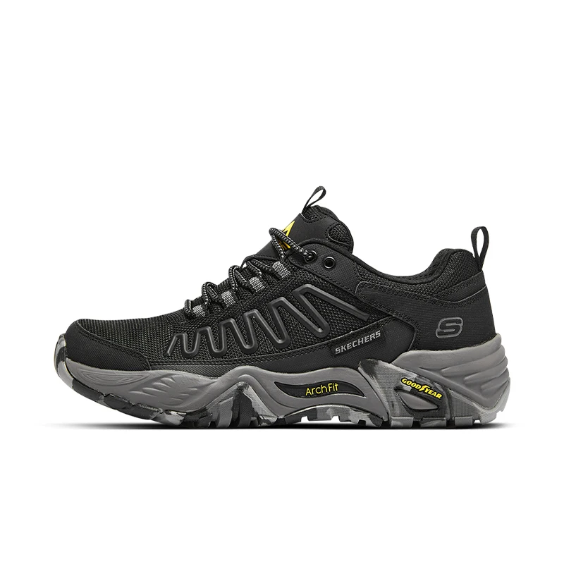 Skechers oryginalne męskie trampki ARCH FIT Outdoor Sports sznurowane buty odporne na zużycie antypoślizgowe męskie buty do chodzenia tenis