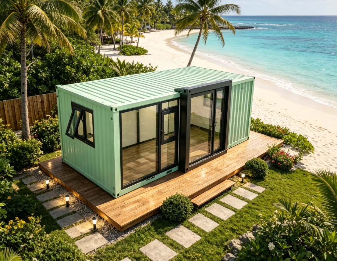 40ft Collapsible Modular Folding Container Tiny Home Portable Movable Prefab Houses Ready to Ship