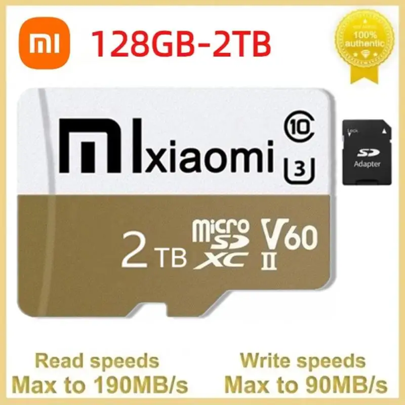 XIAOMI Micro TF SD Card 100MB/S Memory Card Flash Pro Select High Speed 2TB 1TB 128GB 256GB Cartao De Memoria For Phone/Camera