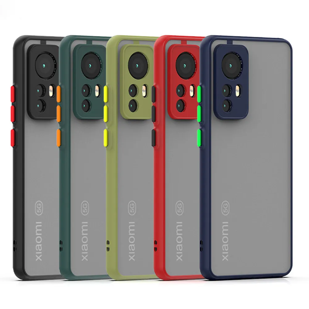 Original Kamera Schutz Rüstung Matte Anti Drop Haut Fell Fall Für Xiaomi Mi 12 12s 12x 12T pro Mi12 lite Harte PC Fall Fundas
