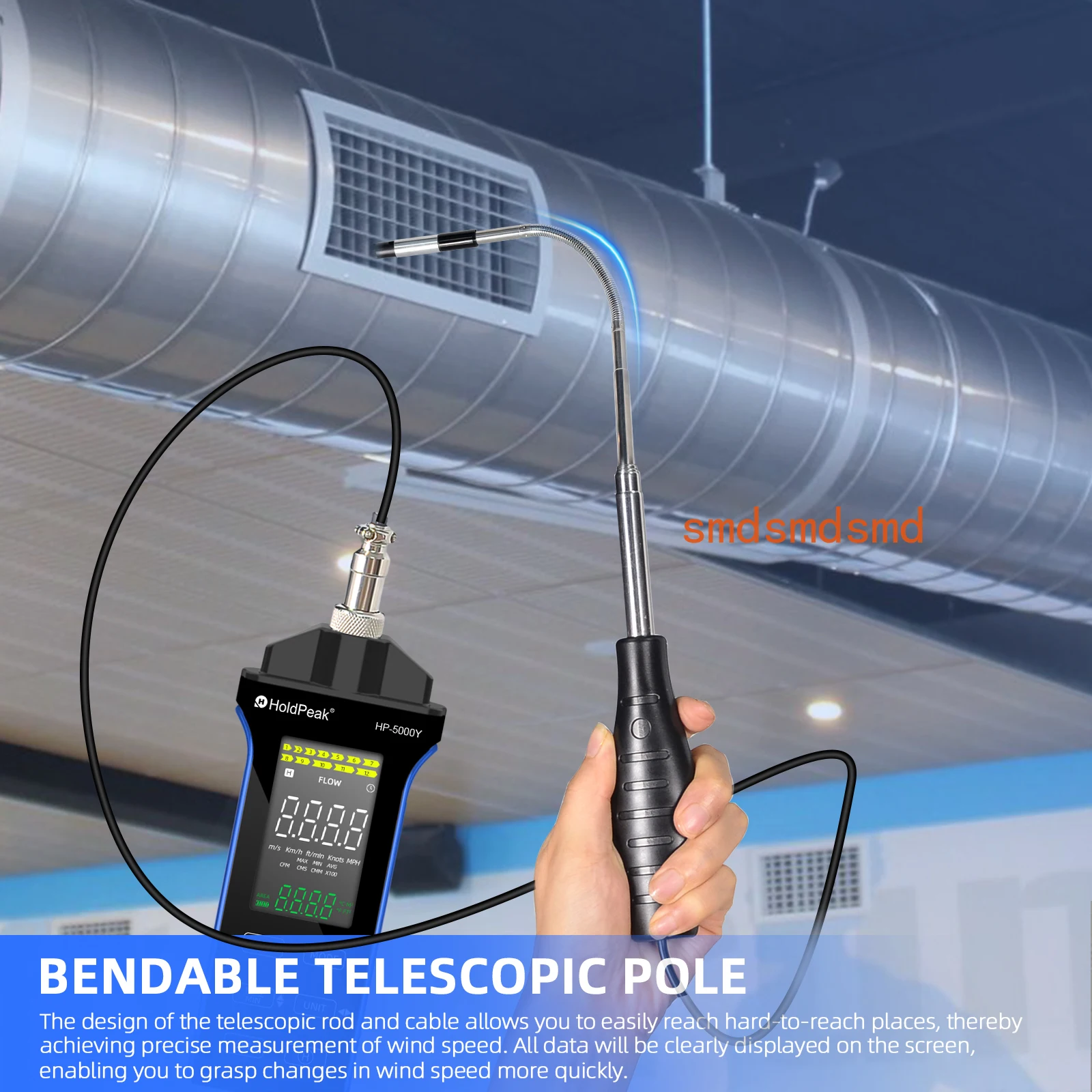 เครื่องวัดความเร็วลมแบบลวดร้อน - Anemometer Wind Speed บทวิจารณ์และราคา