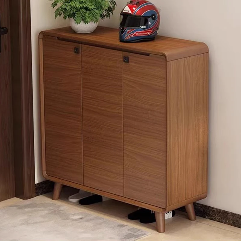 

Vertical Organizer Shoe Cabinet Storage Mobile Display Living Room Wooden Luxury Shoe Shelf Designer Muebles Home Furniture