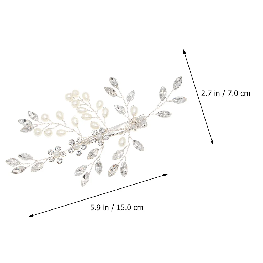 1 قطعة مشبك شعر كريستال نمط المرأة غطاء الرأس حجر الراين مجوهرات رائعة التفاصيل حفل زفاف ديكور خفيفة الوزن طويلة الأمد