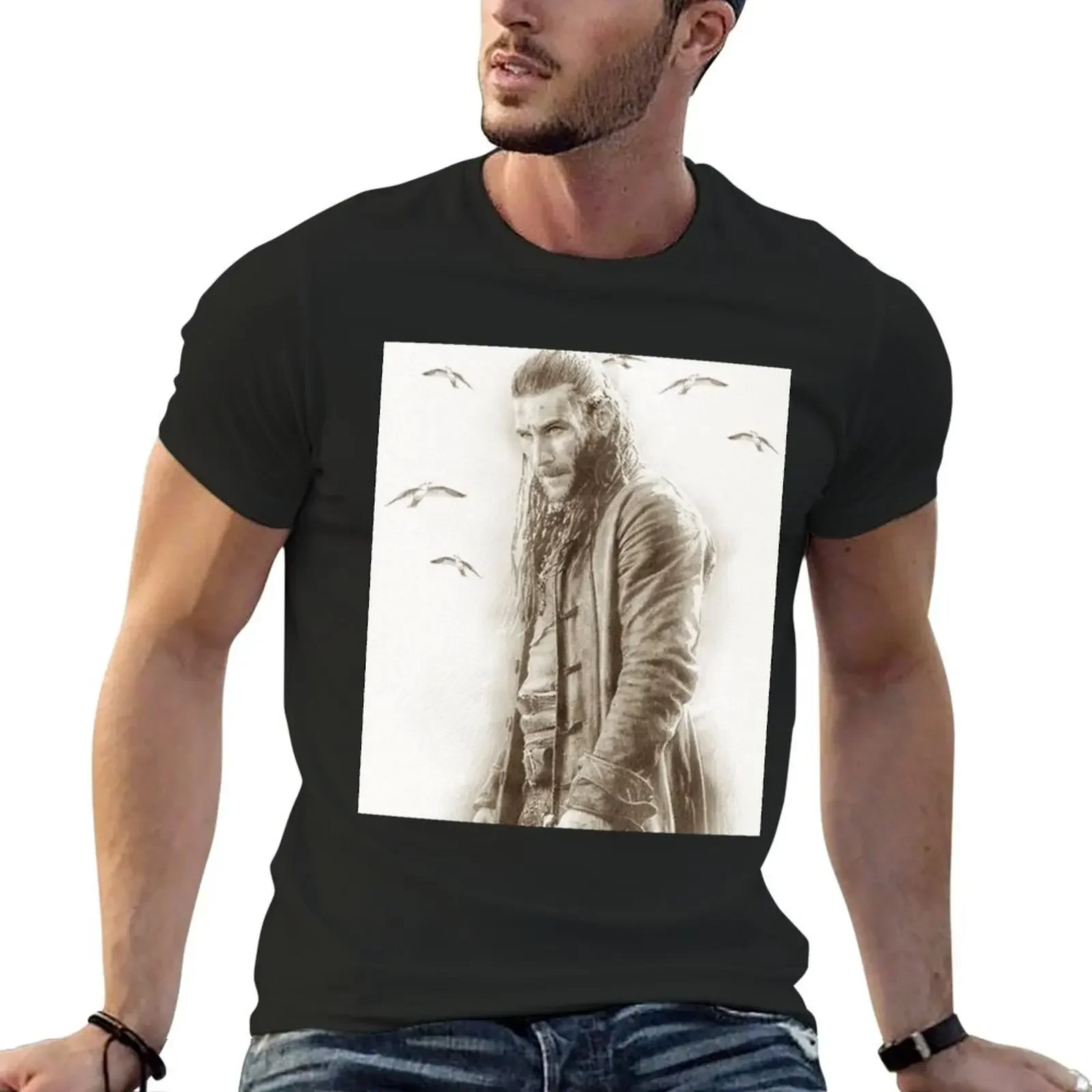 Zach McGowan Charles Vane Design 4 T-Shirt plus size tops custom shirt big and tall t shirts for men