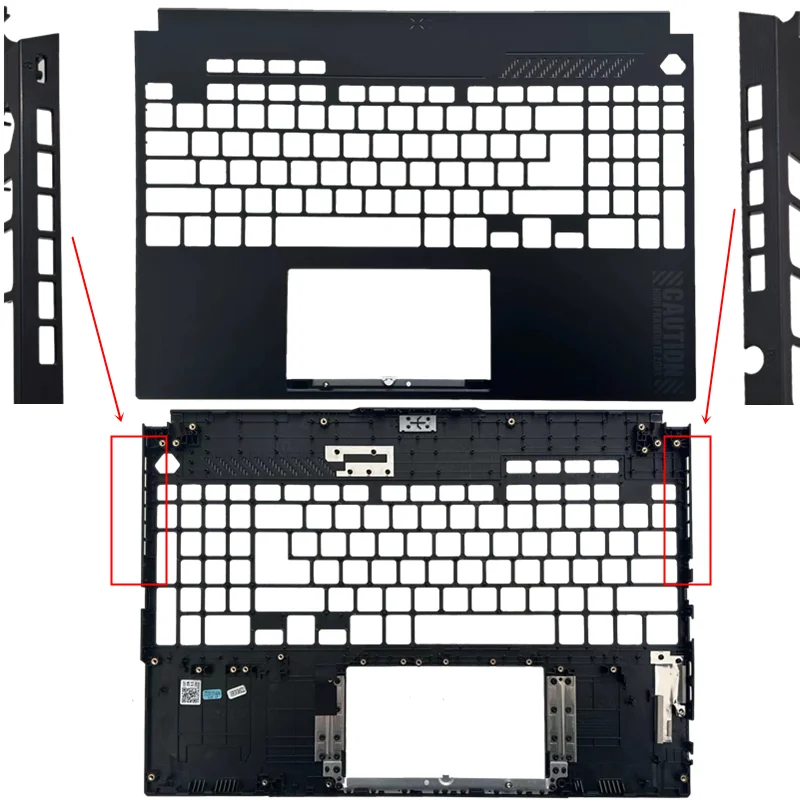New For TUF Gaming A15 FA507 Series F15 FX507 Series Laotop Upper Case Palmrest Cover / Bottom Base Cover Lower Case - view 2