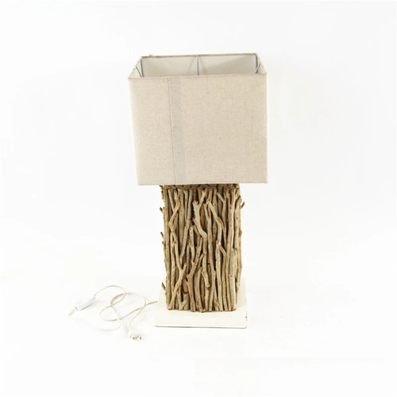 Handmade wooden desk lamps, bed and breakfast restaurants, cafes, decayed wood branches decorative lamps