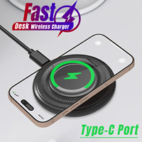 30W Wireless Charger Pad Stand for iPhone 16 15 14 13 12 Pro Max X Samsung Xiaomi Chargers Induction Fast Charging Dock Station