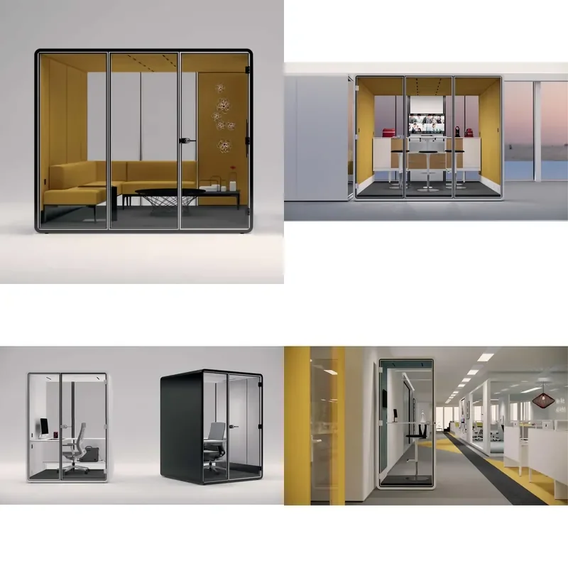 for Office Customized Acoustic Silence Cabin Conference Room Commercial Soundproof Booth Pavilion