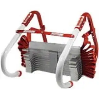 2 Story Fire Escape Ladder with Steel Anti Slip Rungs Life Saving Ladder with Increased Protection Quick Deployment