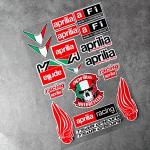 Motocicleta Adesivo Reflexivo, Tanque Carenagem, Roda Hub Epóxi Decal, Aprilia DORSODURO 750 FATOR RSV RS Tuono SR50 12 principais vendas aprilia rsv decalque - №12