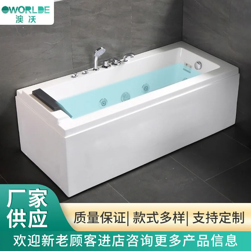 

Acrylic Bathtub Surfing Jacuzzi Heated Bathtub Household Skirt Bathtub, Small Apartment Bathtub, Acrylic