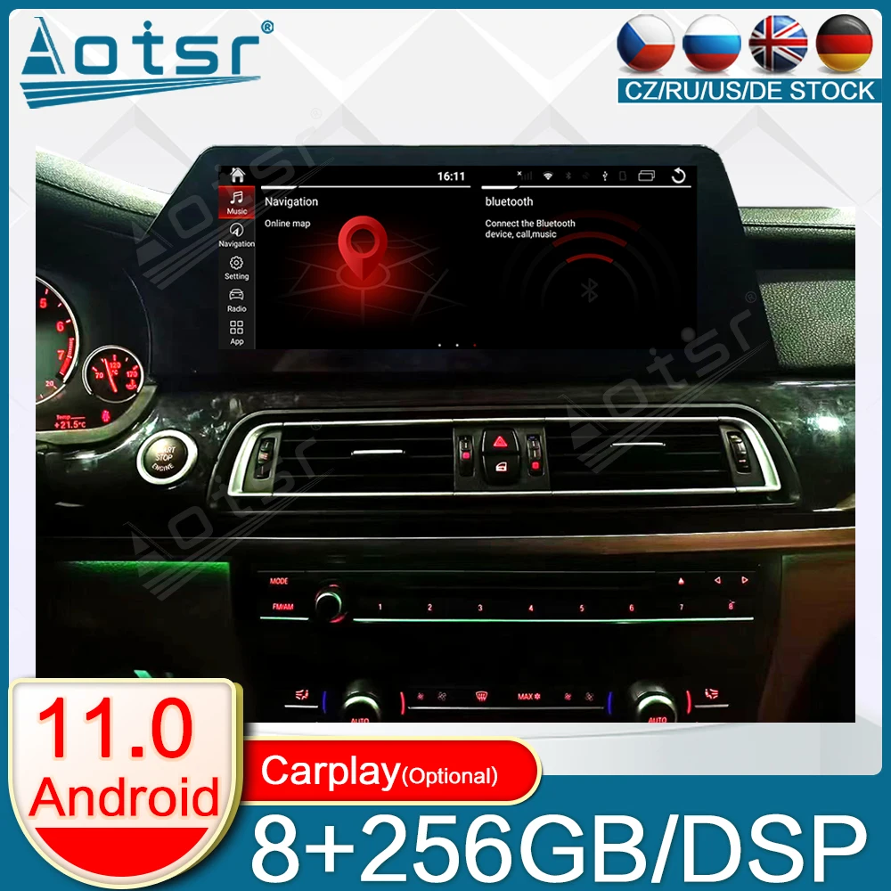 

8+256GB For BMW 7 Series E65 E66 F01 F02 Android 11.0 Qualcomm Octa-Core Car Multimedia Player Radio Stereo GPS Navi Head unit