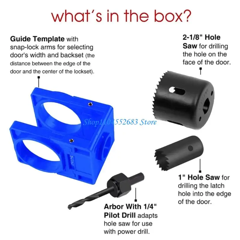 Complete Metal Door Fastener Opening Set For Standard 1 75 Unit Openings