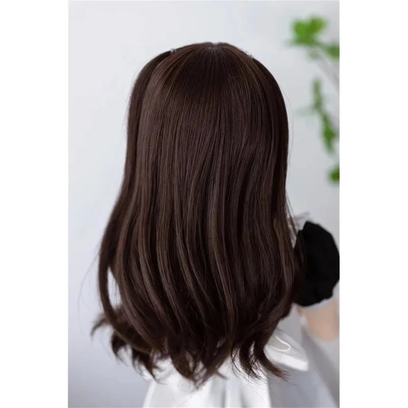 Parrucca per ragazze bambola BJD 1/3 seta ad alta temperatura carino dolce reparto parrucca per capelli lunghi accessori per bambole