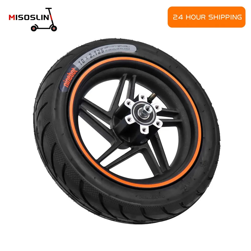 

Original 10 Inch Outer Tire For Segway Ninebot F20 F30 F40 Electric Scooter Alloy Wheel Hub Anti-slip Tyre Rear Wheel Assembly