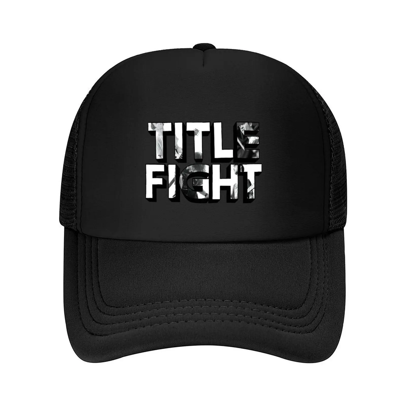 

Title Fight Black And White Baseball Cap Golf Cap beach hat Vintage Hat Beach Women Hats Men's