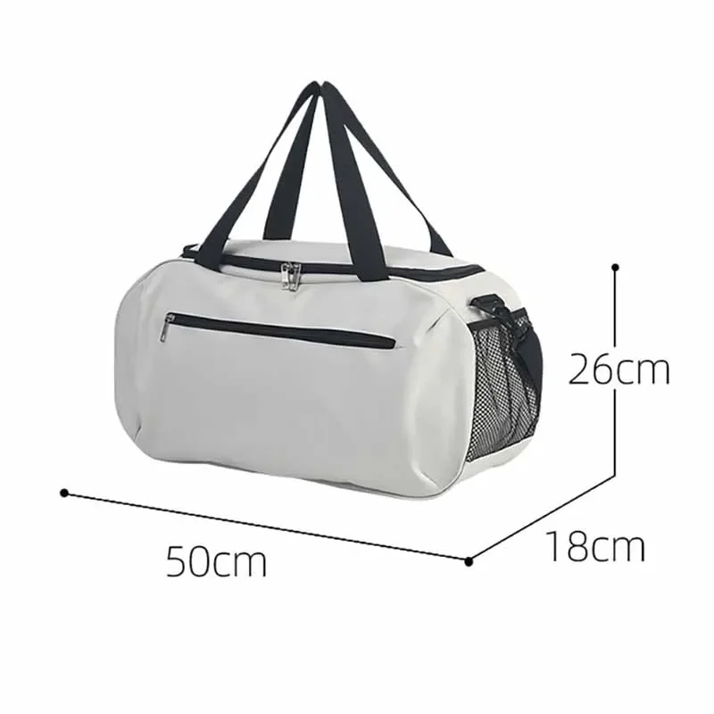 Waterproof Large Capacity Sports Duffel for Basketball Football Gym, Lightweight Single Shoulder Travel Tote for Men Women