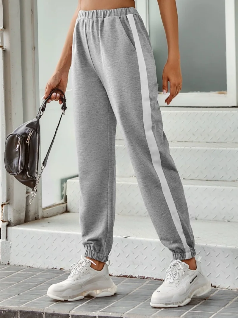 Streetwear Basic Jogger Pants Autumn Clothes Women Elastic Waist Straight Pants Female Casual Sports Sweatpants Fashion Trousers