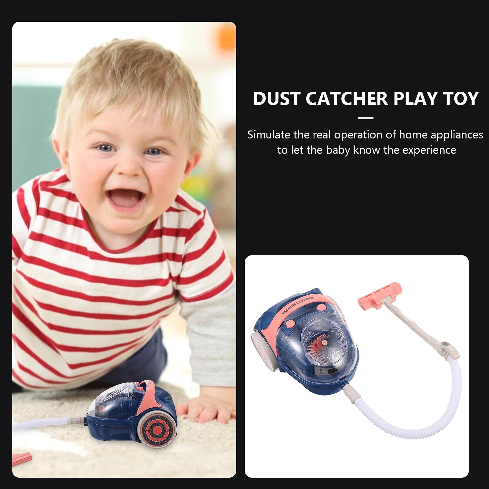 1 قطعة لعب المطبخ صغير الغبار الماسك الأجهزة المنزلية الكهربائية متعة نظافة التعليمية هدية للأطفال لعب الأدوار الإبداعية