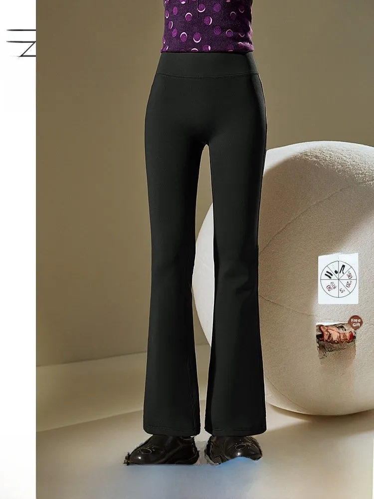 

Эластичные брюки для йоги с высокой талией, утягивающие расклешенные брюки базового слоя, женские повседневные весенние новые брюки, оригинальный дизайн от Riso