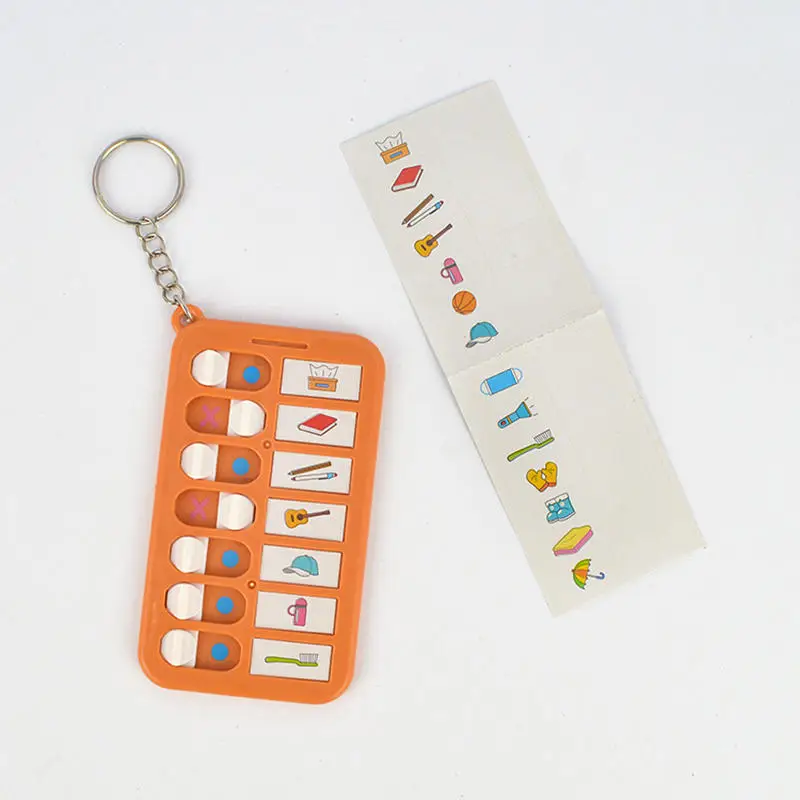 

Portable Daily Plan Board Home Chore Chart Keychain Daily Schedule Keyring Chore Chart Key Chain Planner To Do List Chart Board