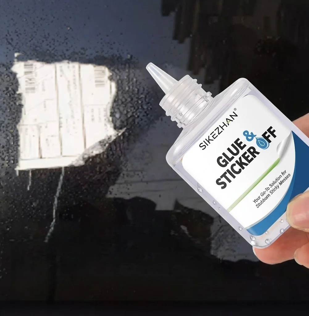 50ML Glue Remover & Sticker Eraser Kit Plastic Scraper for Adhesive Residue Car Window LabelCleaning Tool Set Portable Version2