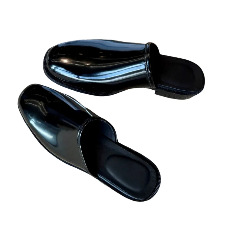 Imported Slit Beads Calf Leather Inner High Street Beautiful and Comfortable Lightweight Outdoor Slippers with Water AG901