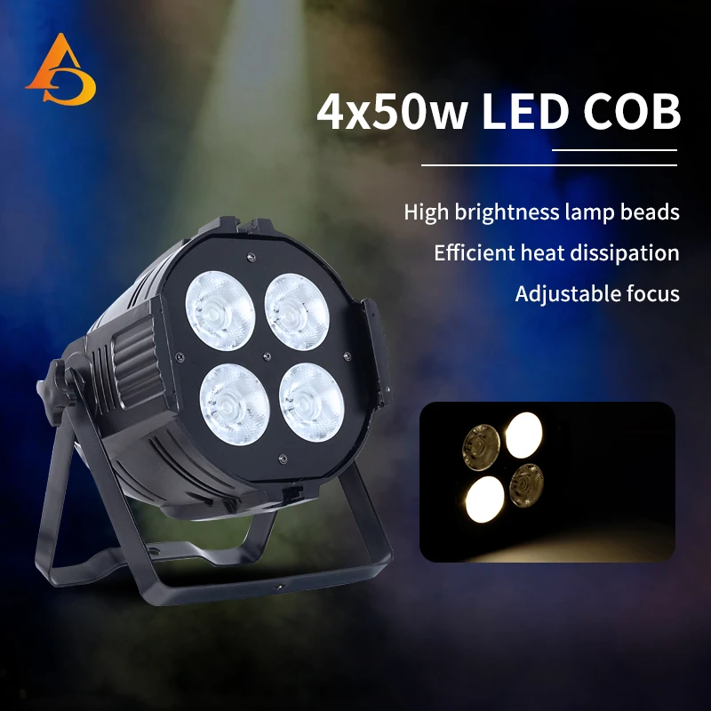 4 Eyes Strobe Stage Light High Brightness COB 4x50w Cool White Warm White Lighting DMX Control For DJ Disco Stage Lighting