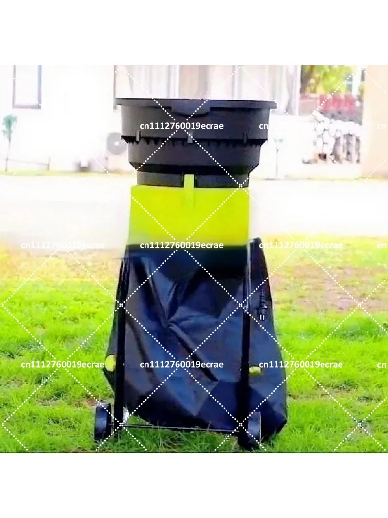 2500W Portable Electric Garden Leaf Shredder, Silent Composting Machine for Household Use