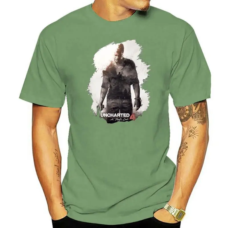 Man Fashion  T Shirt Kazzar Men Cool Uncharted 4 A Thief End Art T Shirt