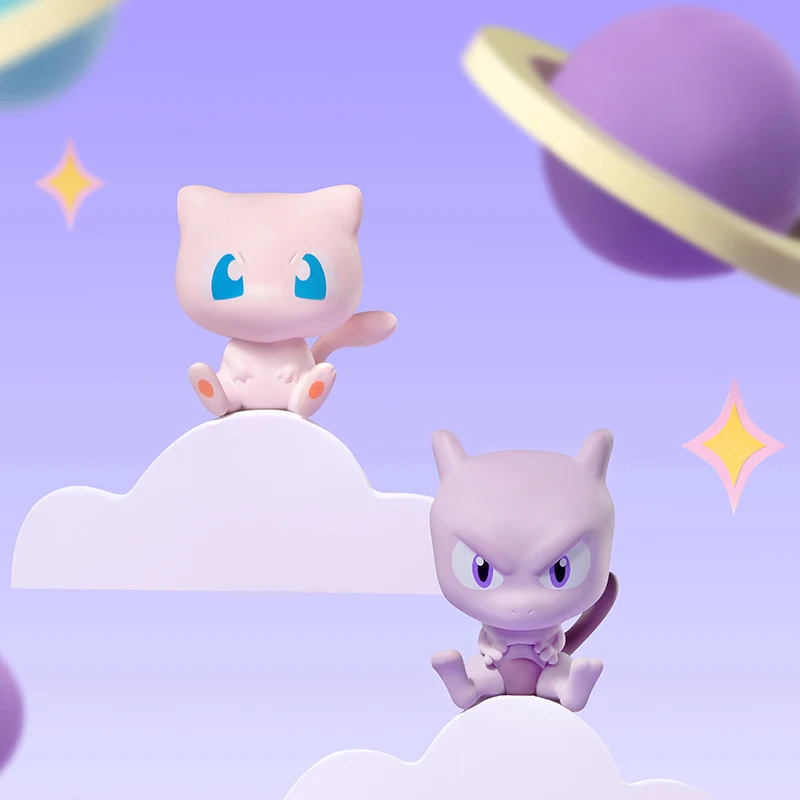 Pokemon Anime Poke Ball Mini Figures Mewtwo Gengar Dragonite Cute Model Toy Decorative Ornaments Funism Official Birthday Gift view 4