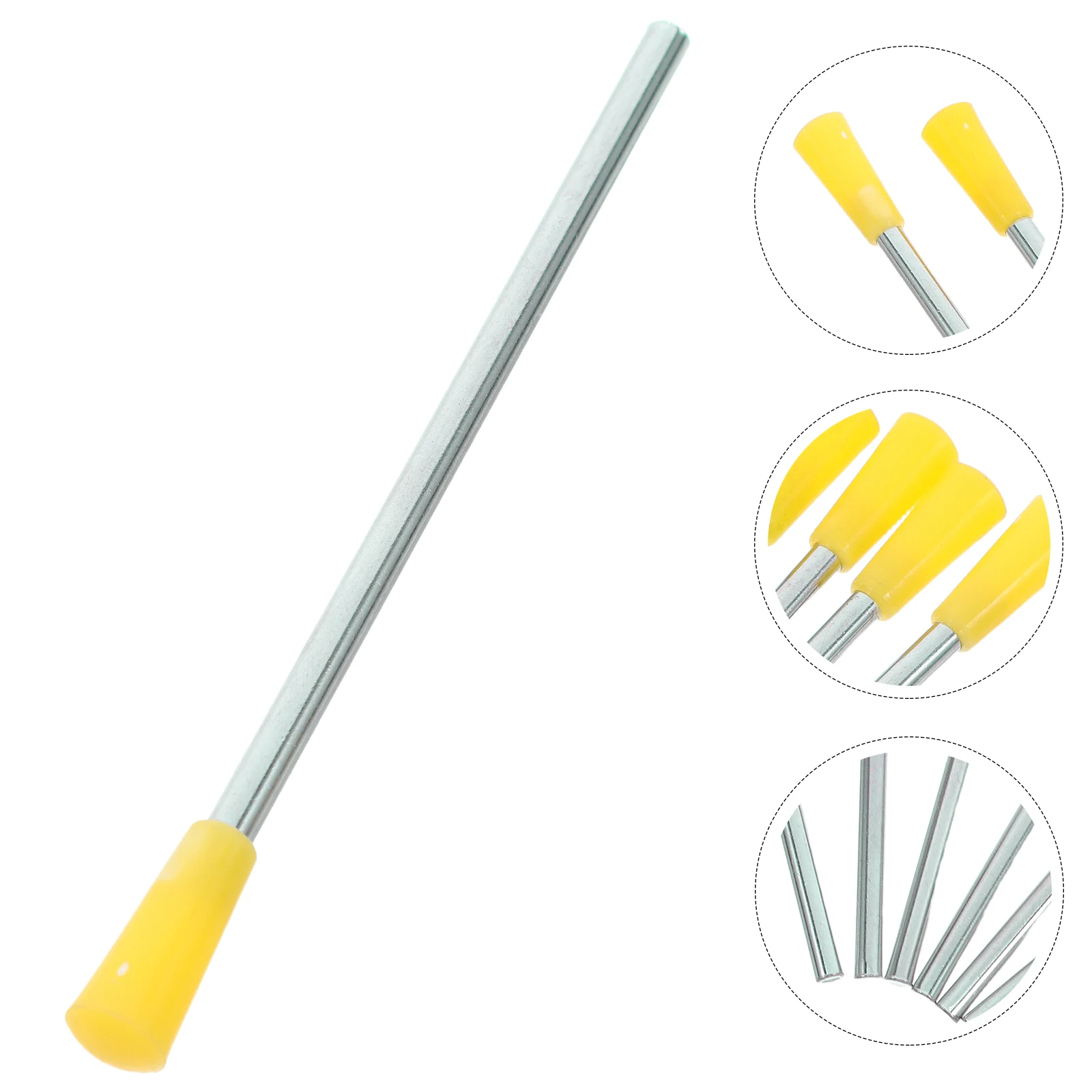 

8 Pcs Musical Instrument Triangular Toddler Metal Plastic Hand Percussion Triangles