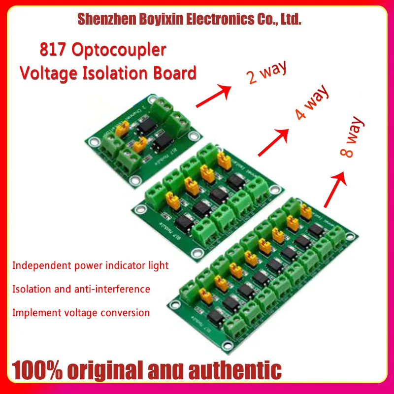 

Original genuine PC817 2/4/8 channels