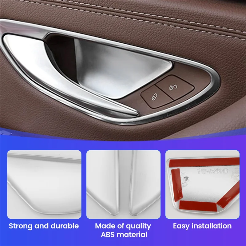 

Car Inner Door Bowl Cover Panel For Mercedes Benz C Class W205 15-20 E GLC W213 X243 16-20-T61C